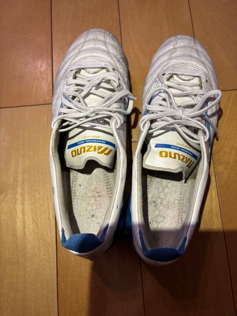 Mizuno モレリアネオ4 シューズキーパー 袋付き 限定色 水色 サッカー