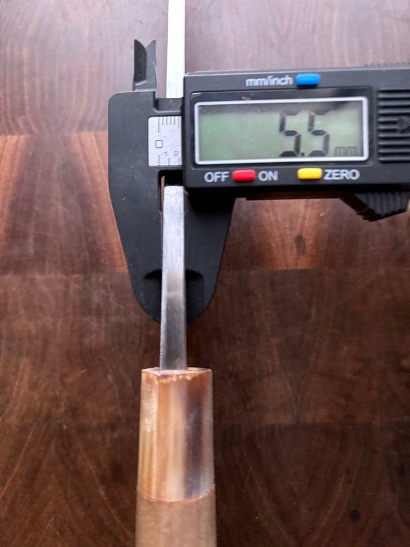 正本　築地　秀　小出刃　140mm 包丁　白鋼　和包丁　研ぎ済み　釣り　水牛朴