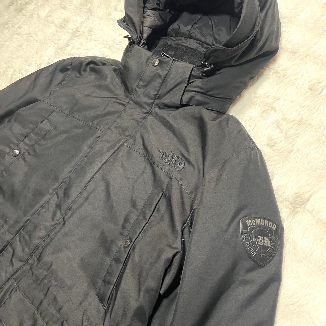【THE NORTH FACE】マクマードシリーズ　ロゴワッペン　黒　XL 紳士