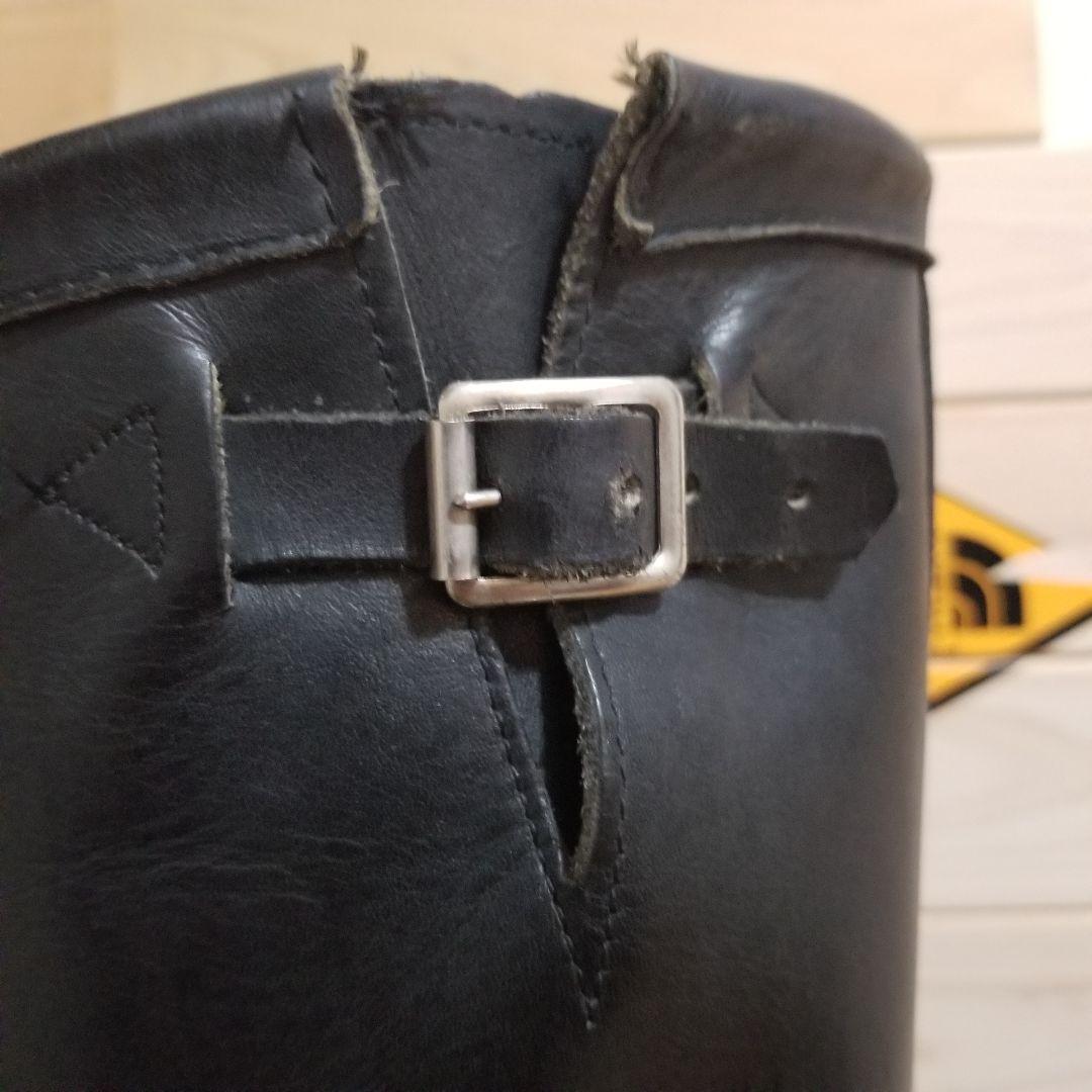 美品 80s　CHIPPEWA　エンジニア　リングブーツ　黒プリントタグ　28