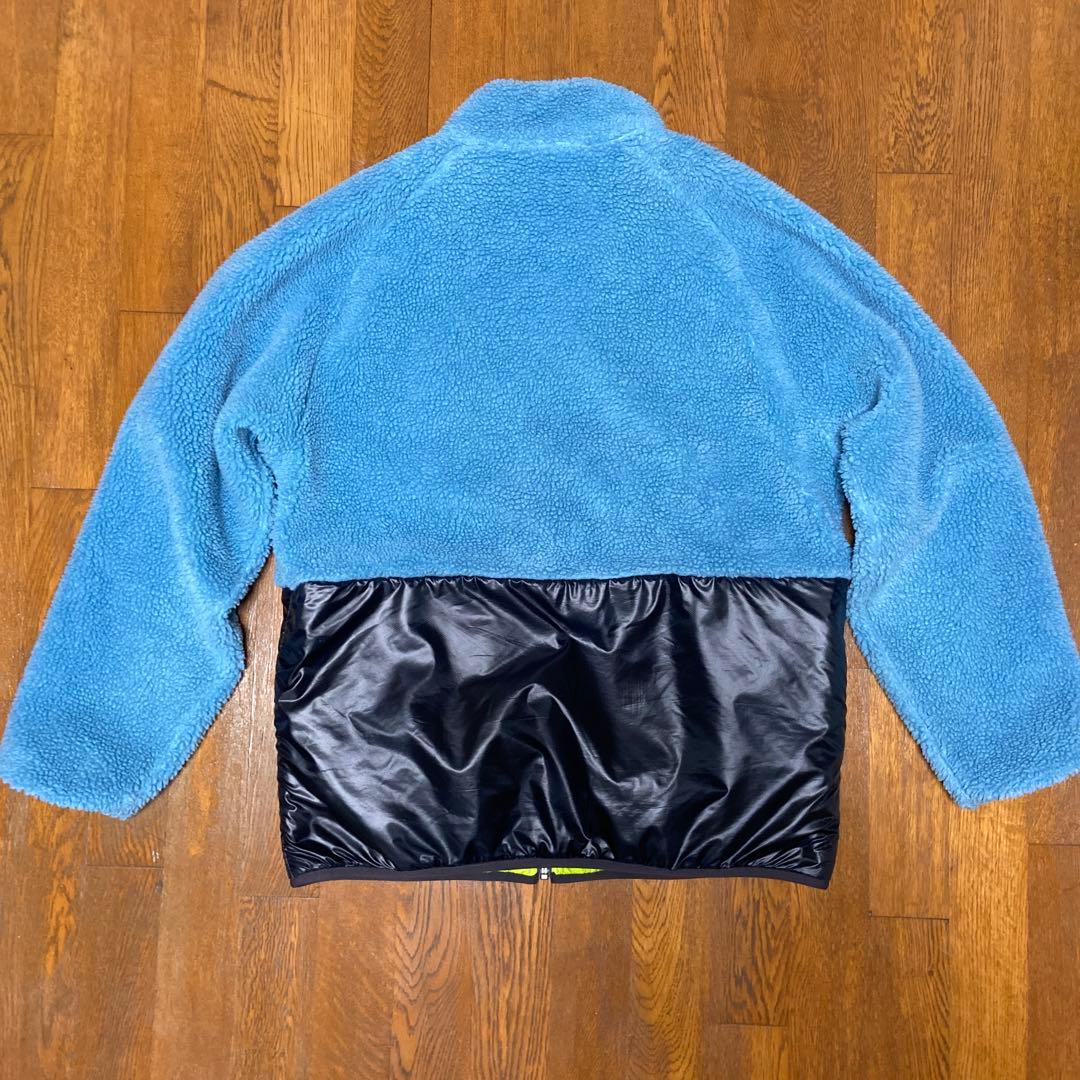 希少サイズ ヨネックス ボアリバーシブルジャケット ブルー xo