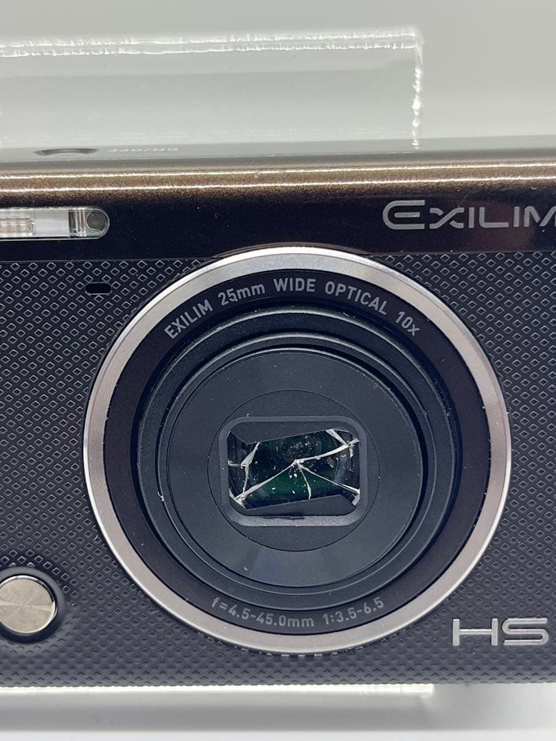 CASIO EX-ZR50 ジャンク レンズ割れ