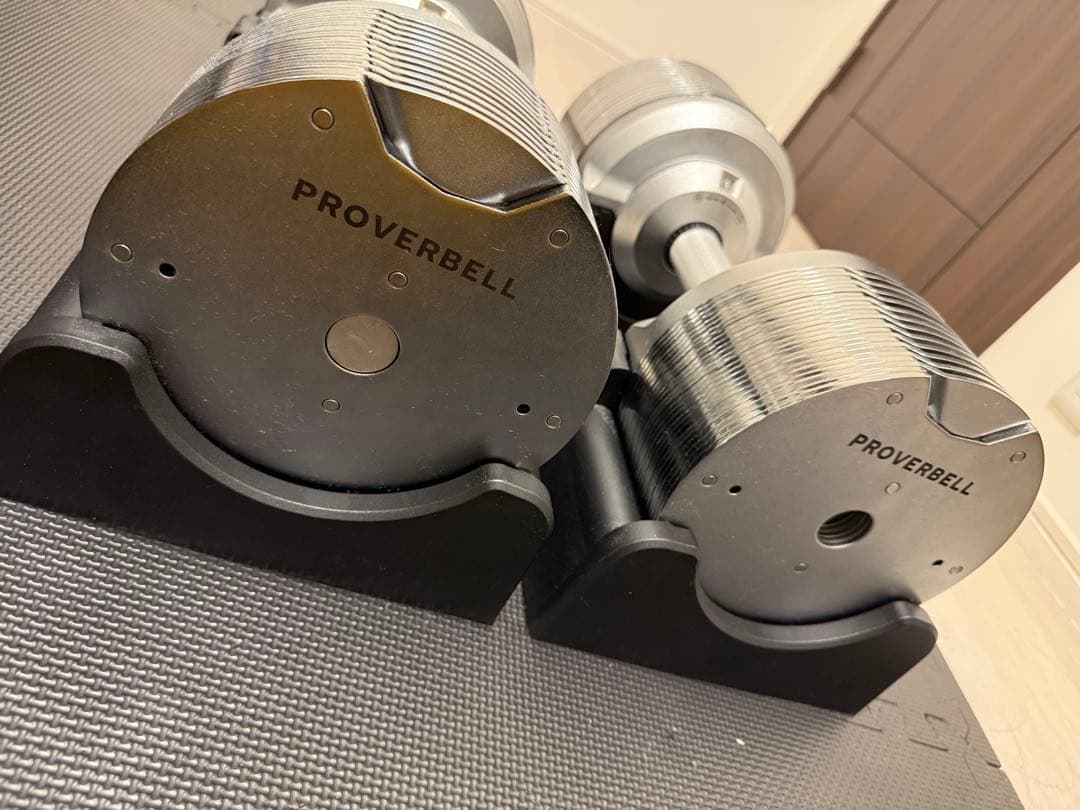 プロバーベル 可変式ダンベル41.5kg×2個+インクラインベンチセット