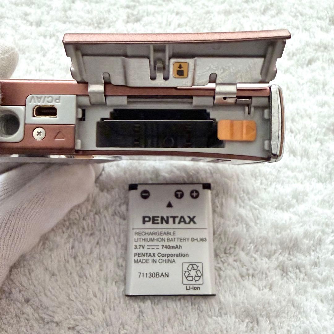 【動作品】PENTAX ペンタックス Optio M40 レトロコンデジ 茶色