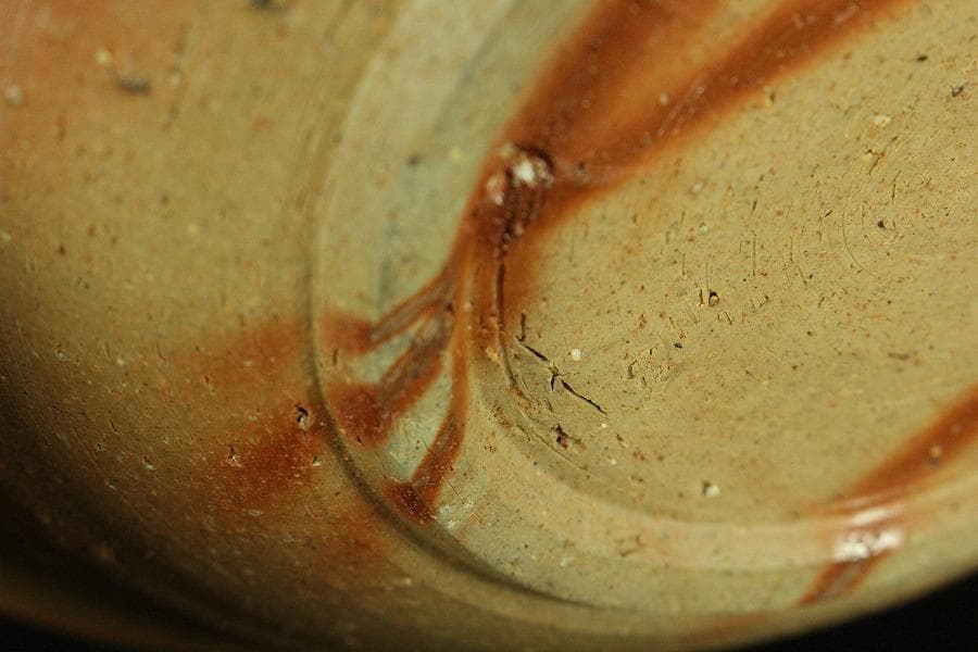 古美術 金重陶陽作 備前 皿 共箱 美品(K-YC568)