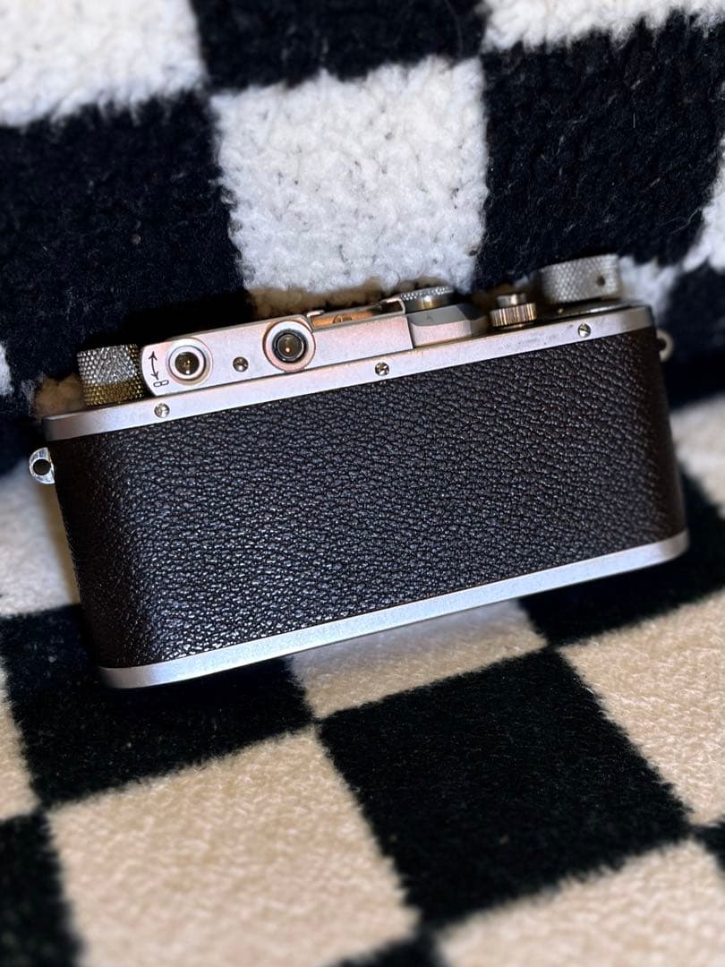 Leica Ⅲa バルナックライカ 本革ケース Fedレンズ付