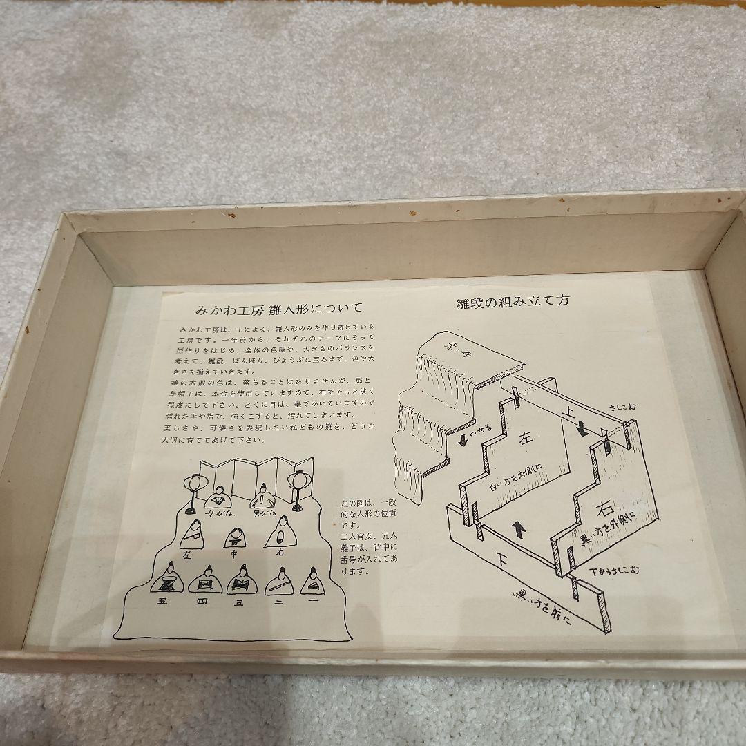 m_flavor:雛人形:みかわ工房寛永雛:限定制作品:ほぼ新品