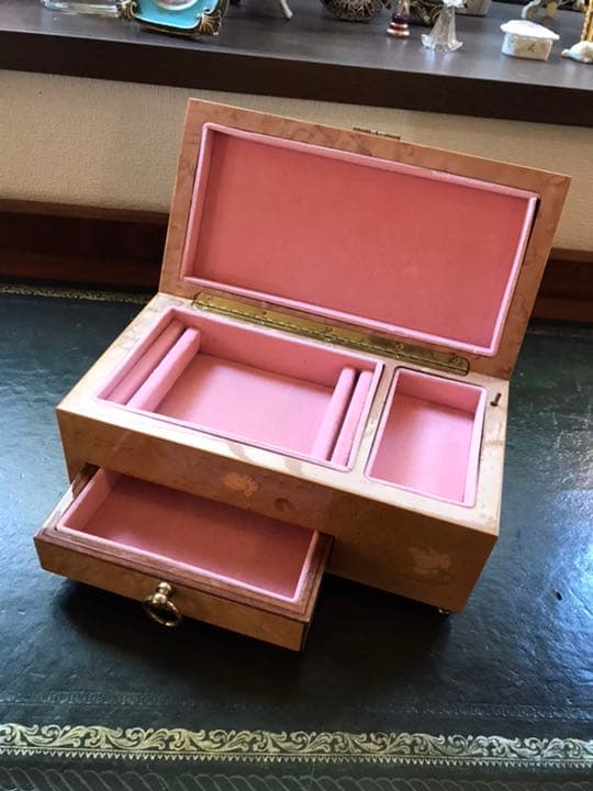 象嵌　オルゴール　ジュエリーボックス