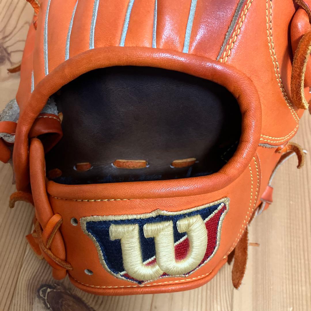 Wilson D-MAX 軟式グローブ オレンジ