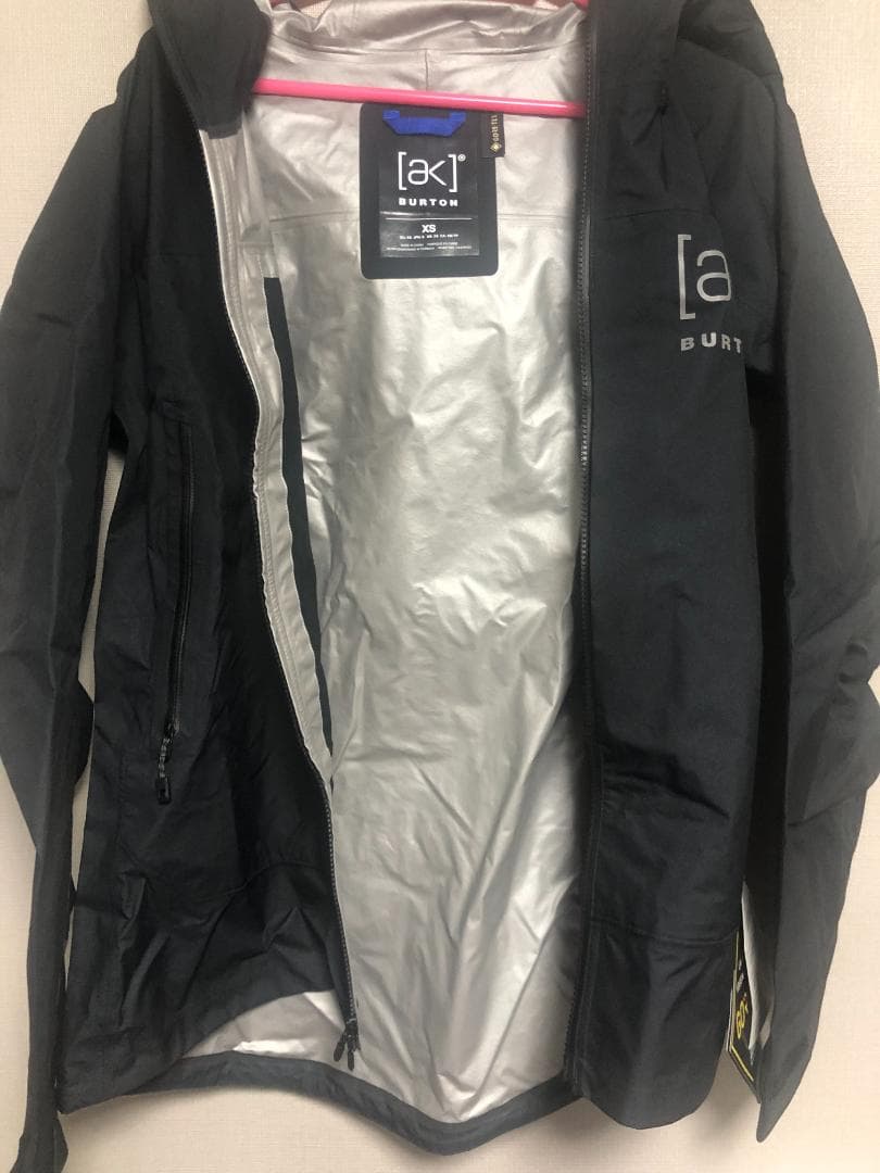 未使用 AK サージェンス ゴアテックス シェル ジャケット 黒 XS バートン
