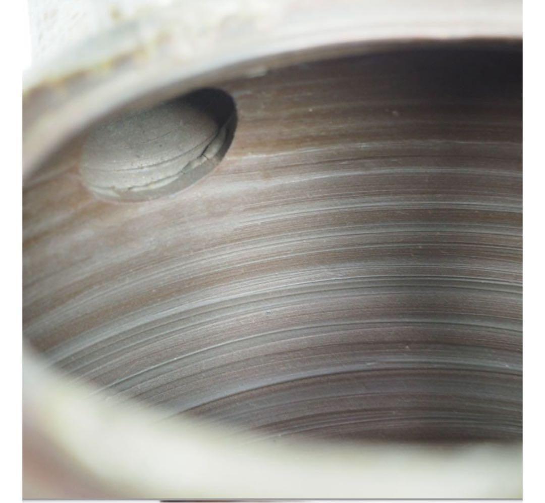 送料無料　明治期　木村長十郎友敬作　備前水注/茶注/水差し　茶道具