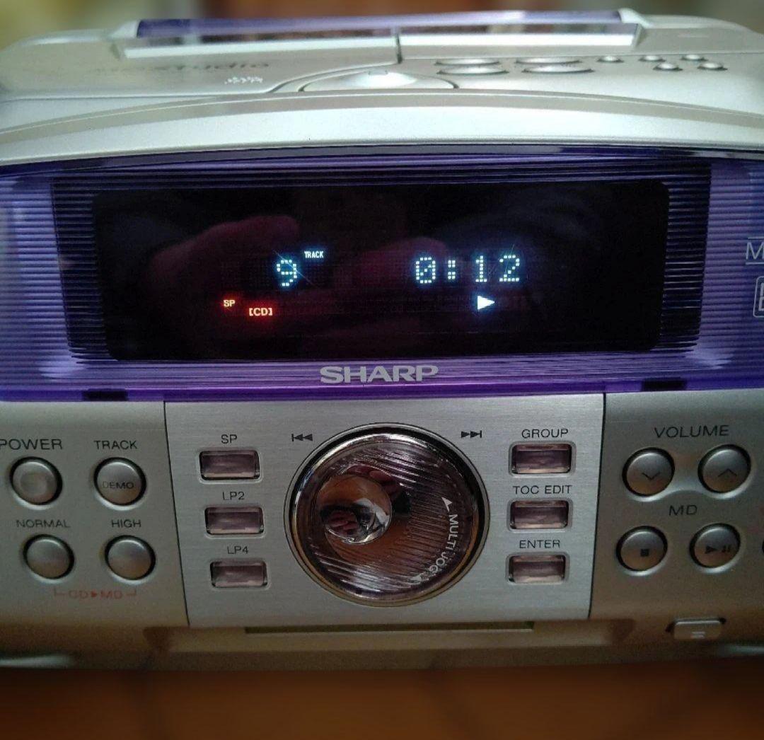 SHARP MD/CDシステム MD-F250