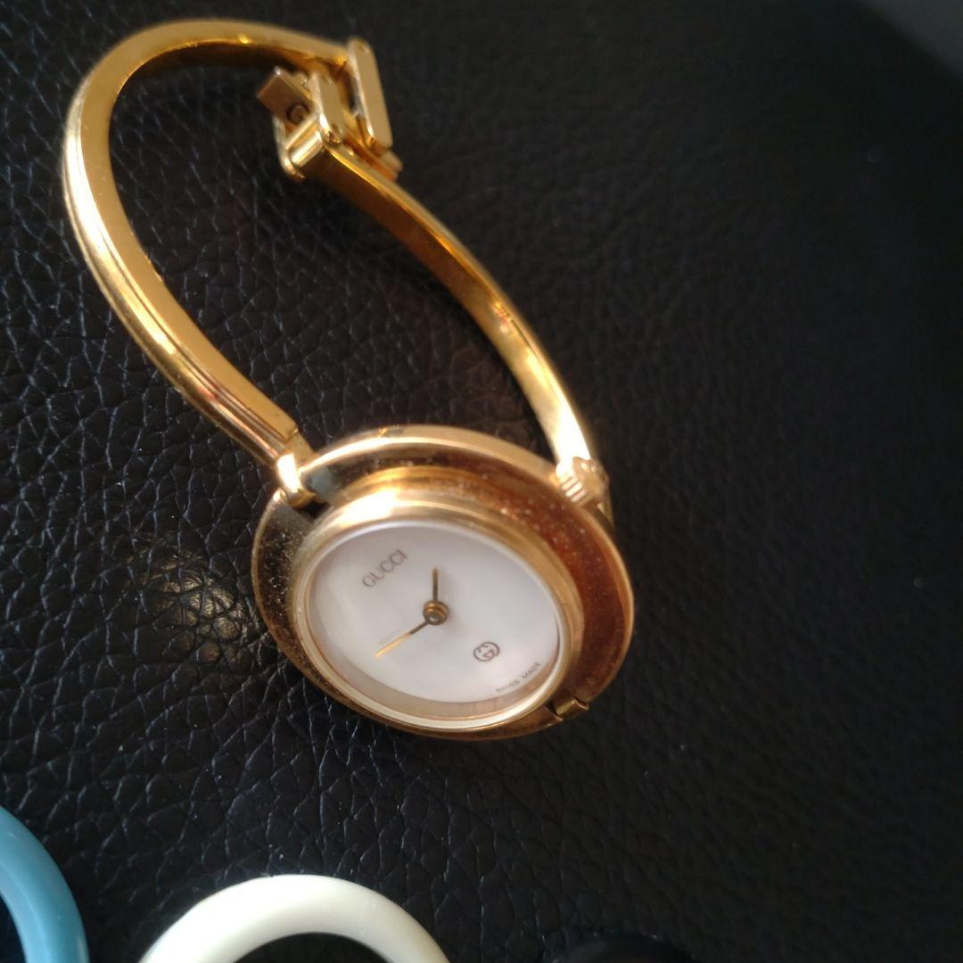 グッチ 11/12　レディース腕時計 チェンジベゼル ゴールド 　ジャンク
