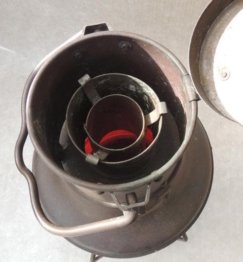 ● 小糸工業 紅燈（油用） 船舶灯 ランタン マリンランプ ●昭和51年製造