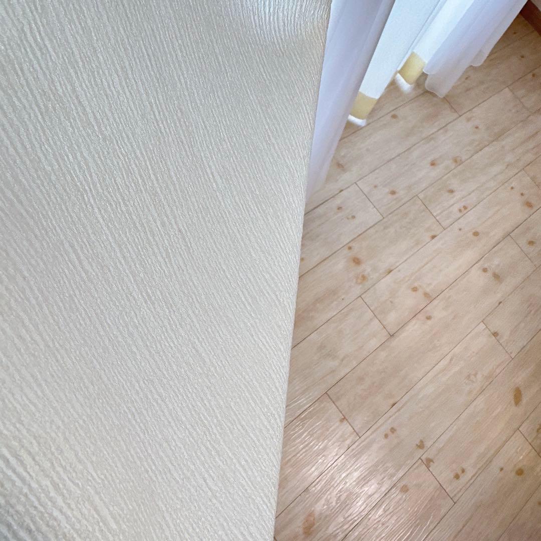 大判カーテン　レース付き　2セット　金具タッセル付き