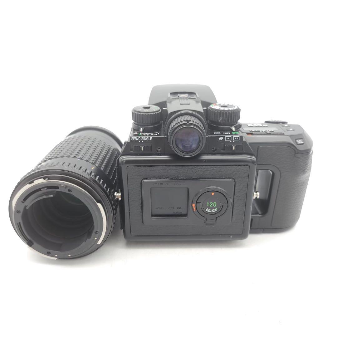PENTAX 中判フィルムカメラ 200mm F4レンズ付き