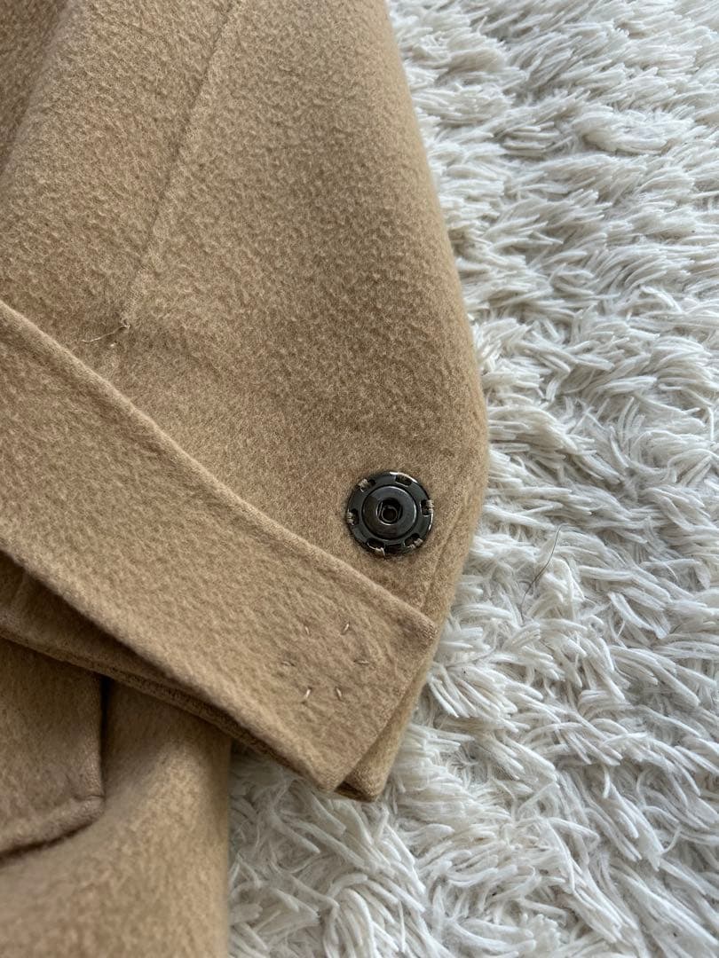 美品✨アドーア ゴールデンアイランドフォックスカシミヤ混 ウールコート