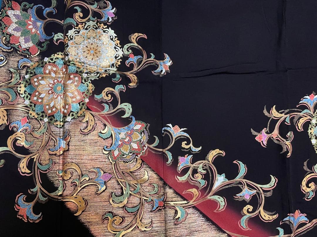 黒留袖 着物リメイク ハンドメイド 素材 まとめ売り☆