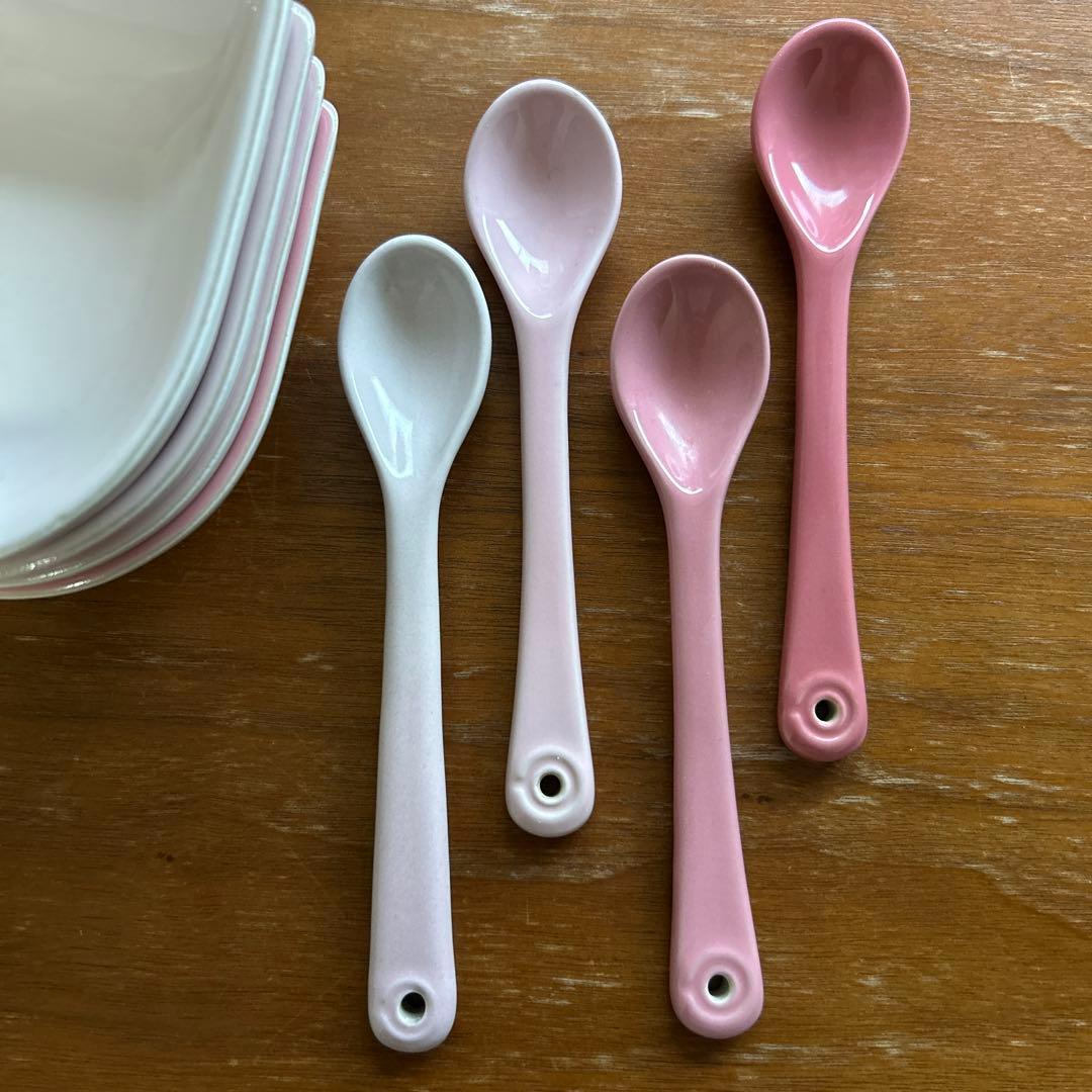 ルクルーゼ ペタルディッシュ　スプーン　セット