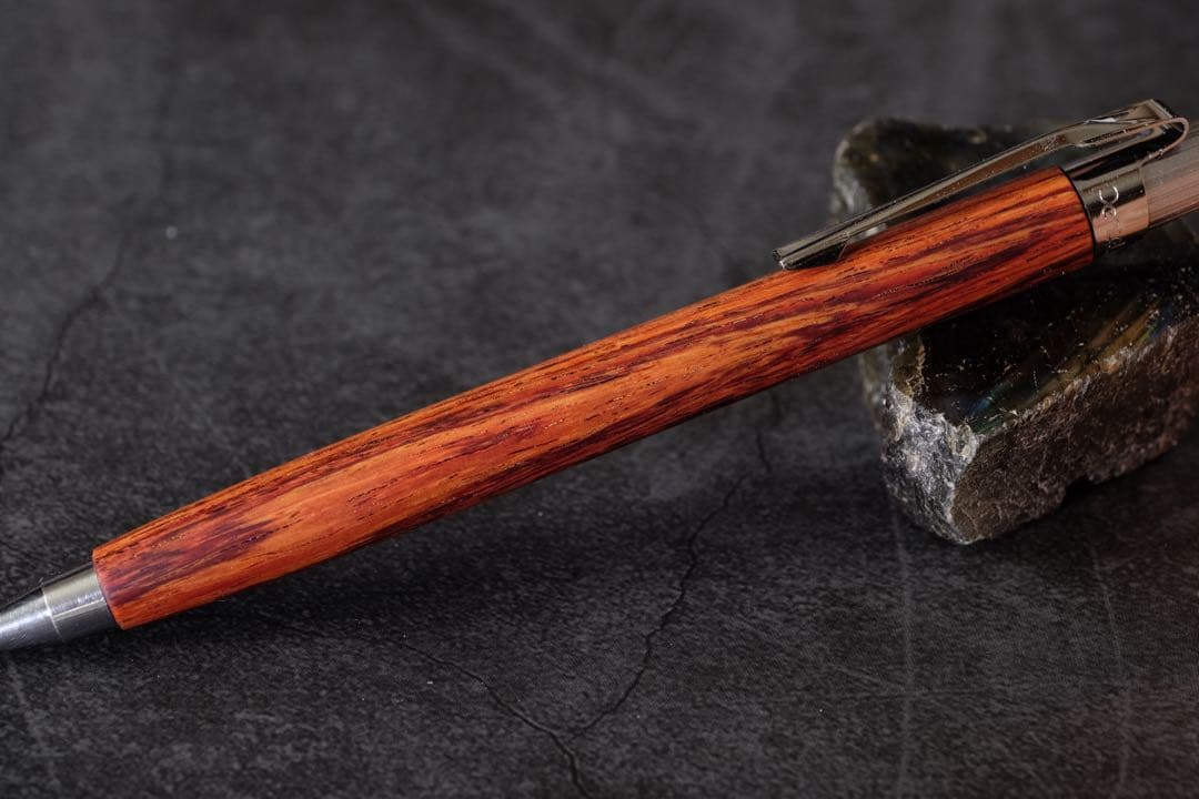 PG5木軸カスタム0208　高村杢工房製図用シャープペンシル チューリップウッド