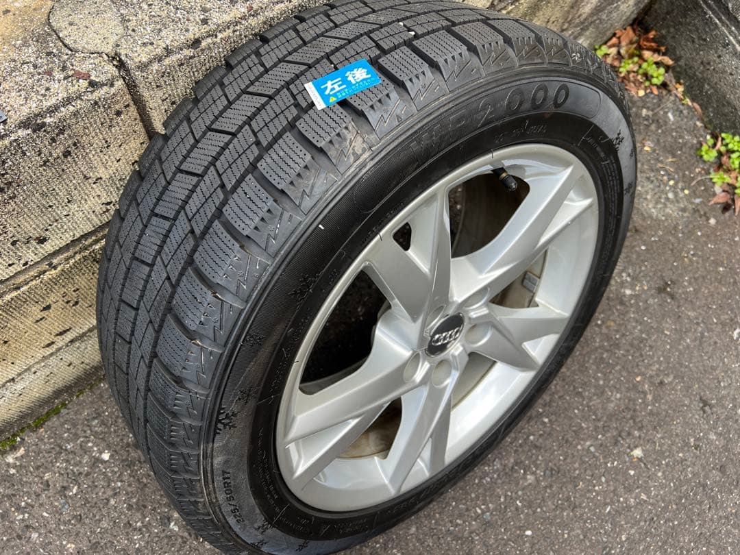 送料込 アウディ純正A4スタッドレス ホイール 4本セット225/50R17