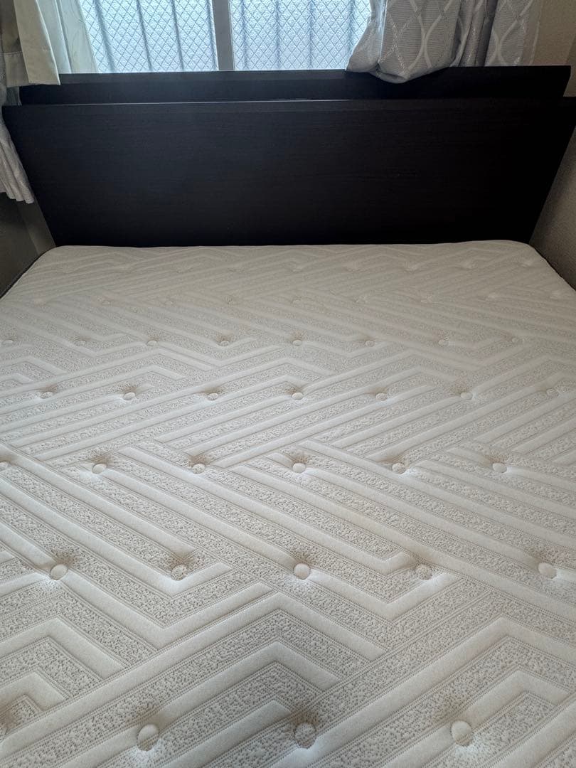 ニトリ　DマットNスリープ　ハード　フレーム付ダブルベッド