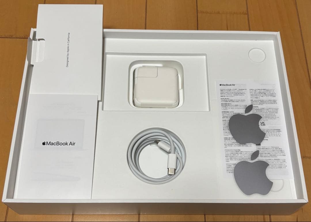 MacBookAir M1 13インチ グレー 美品 充放電少ない