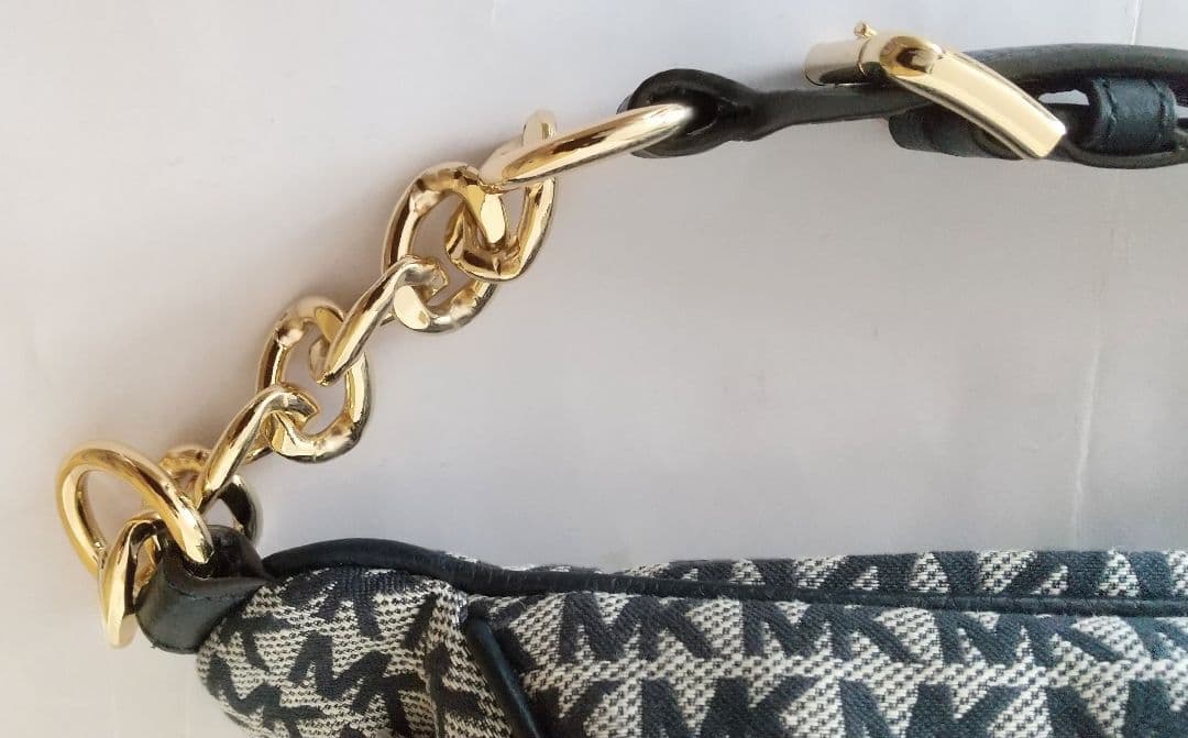 未使用 MICHAEL KORS ウエストバッグ キャンバス モノグラム 美品