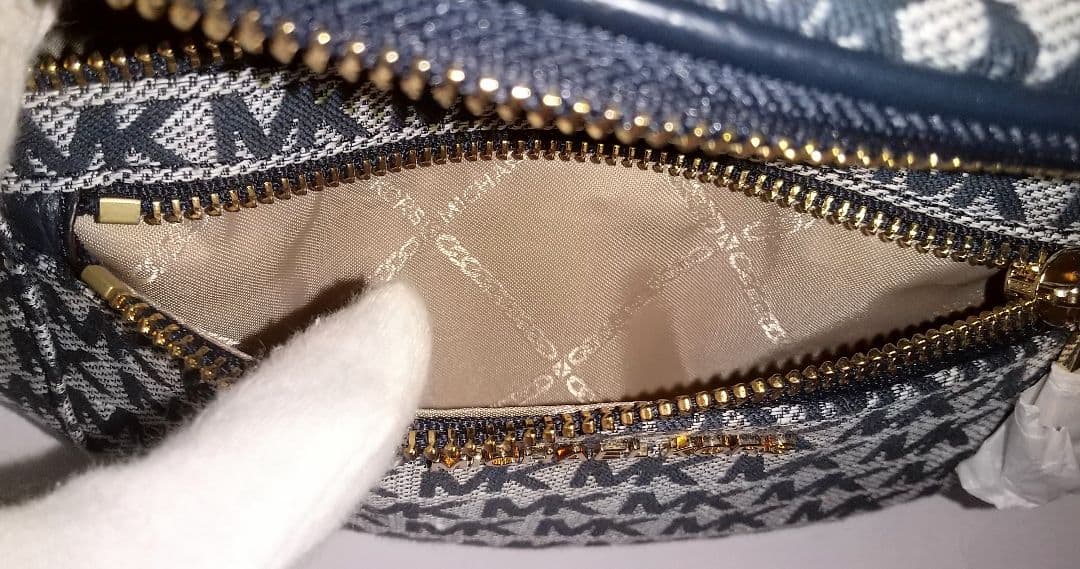 未使用 MICHAEL KORS ウエストバッグ キャンバス モノグラム 美品