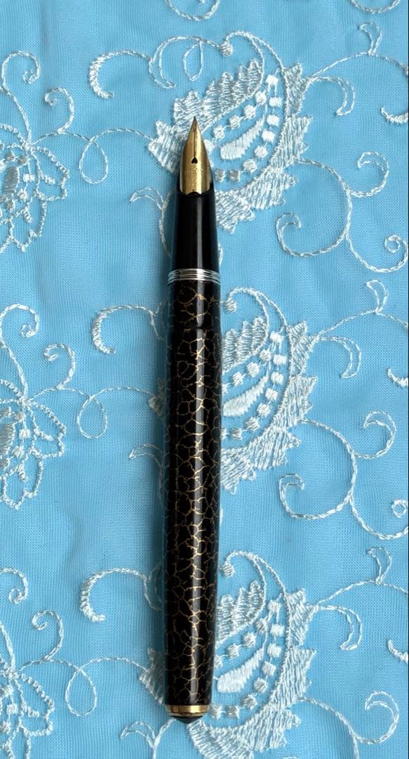 パイロット　国光会　蒔絵　黒蜻蛉14金　ヴィンテージ