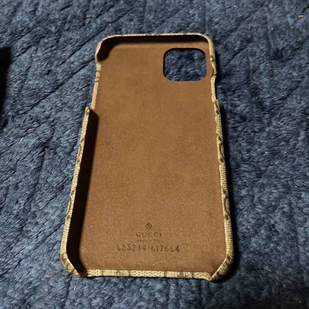 ✨美品✨GUCCI iPhone 11 Pro Max レザーカバー