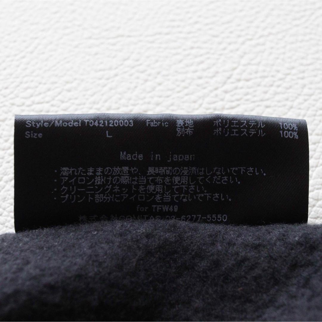 5394【美品】TFW49ジップアップジャケット 切り替えデザイン ブラック