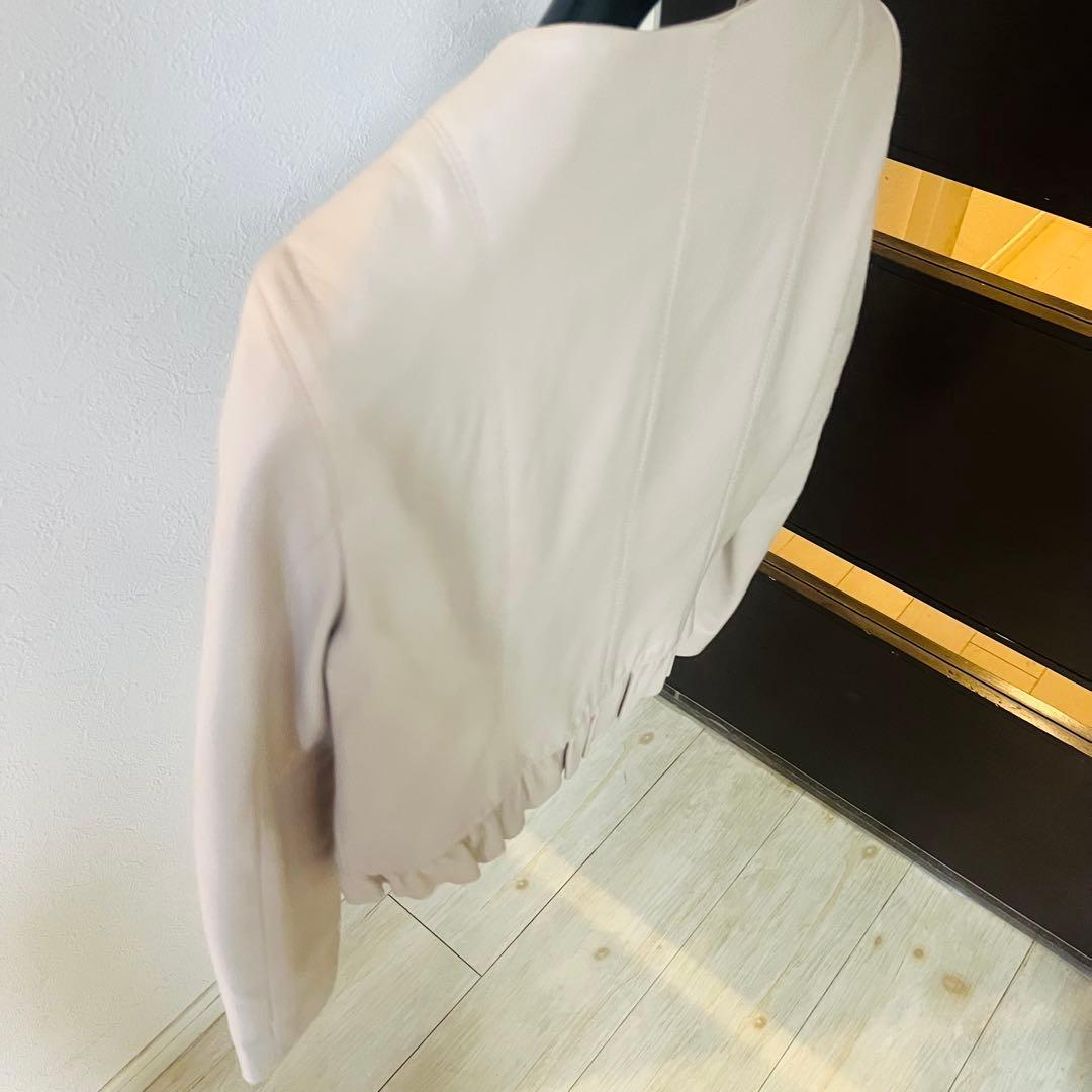 新品☆ ANAYI ラムレザークルー　ジャケット/セオリー、23区、ロペ