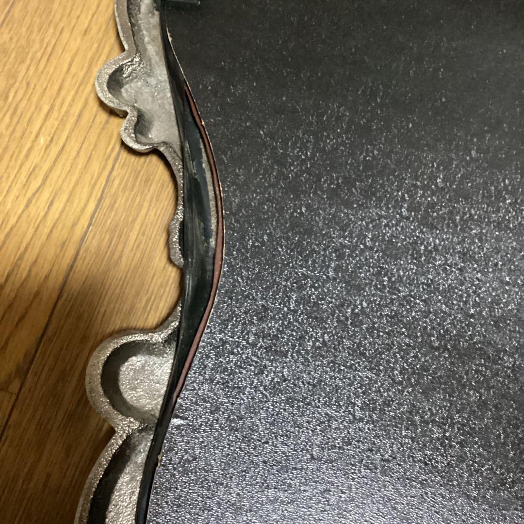 ロココ調　鏡　ミラー　アンティーク加工　壁掛けミラー　玄関鏡