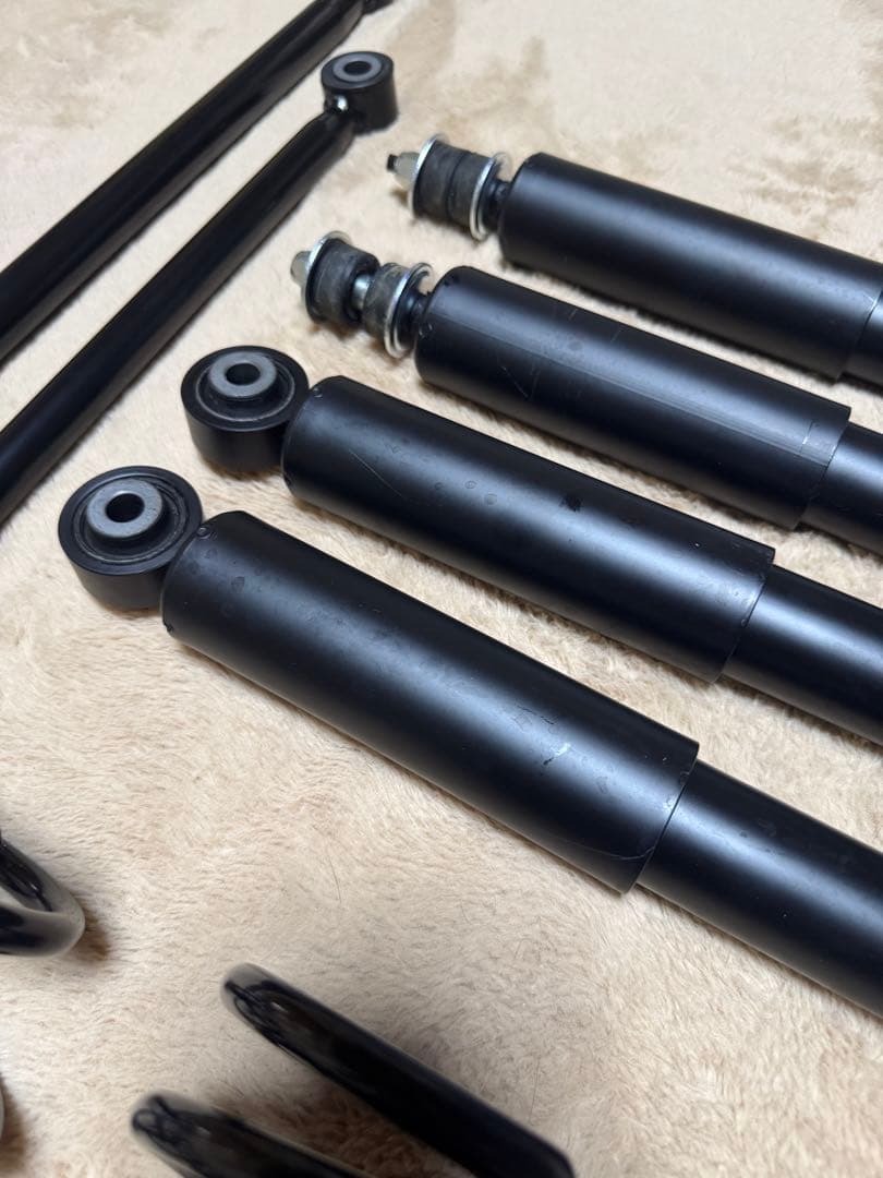 新車外し 新型ジムニーJB64型サスペンション フロントショック ラテラルロッド