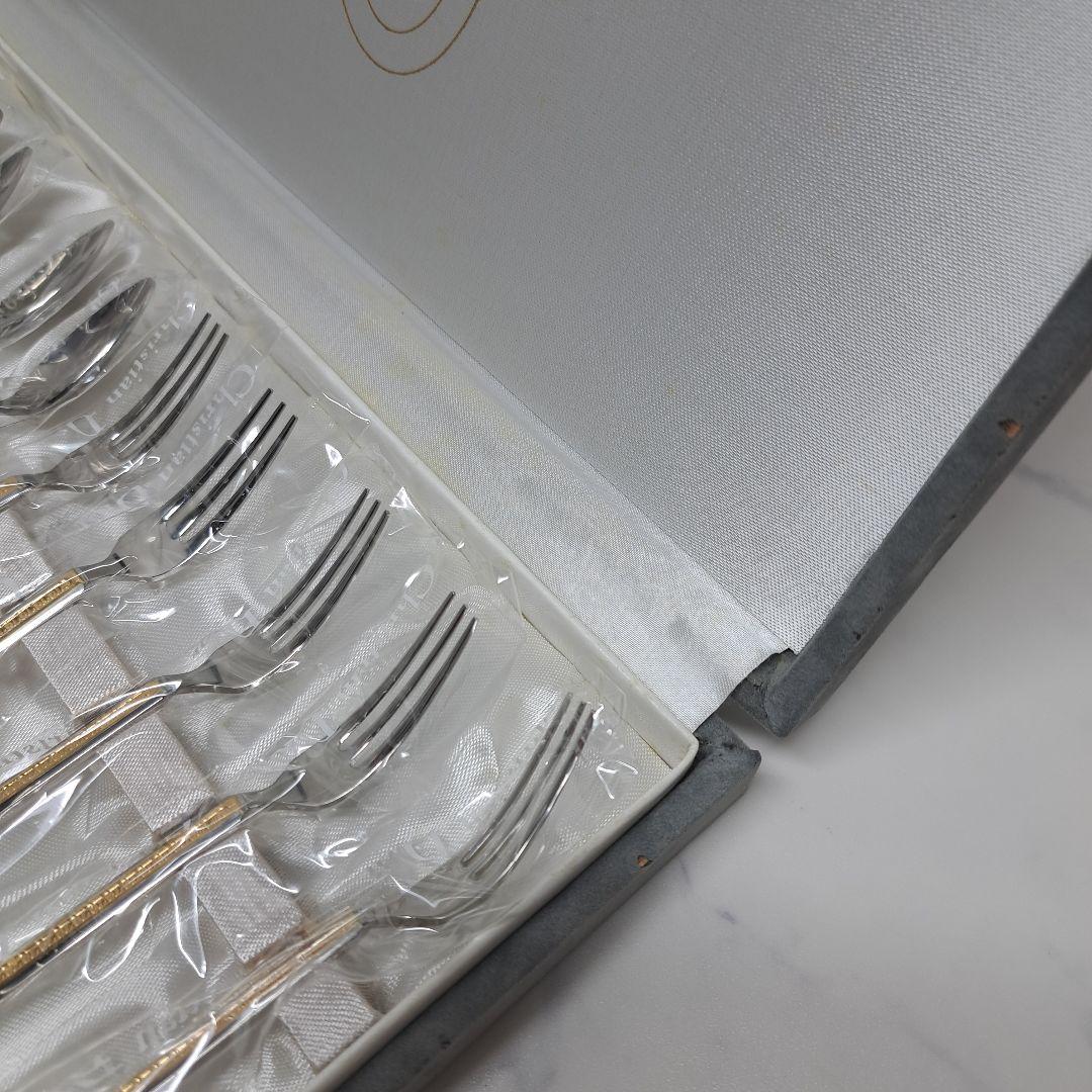 20251028　クリスチャンディオール　カトラリー　フォーク　スプーン　金彩
