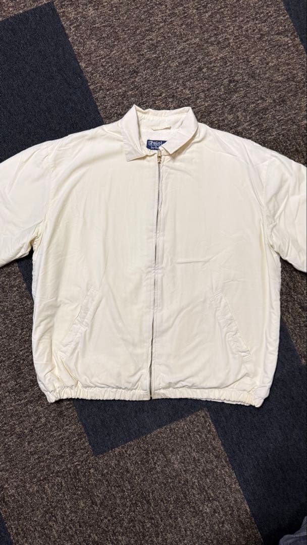 90s ポロ ラルフローレン ゴルフ バックプリント スイングトップ ビンテージ