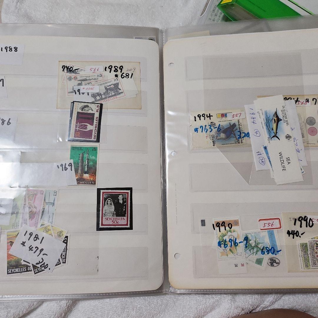 アフリカ全土　使用済み切手　12冊