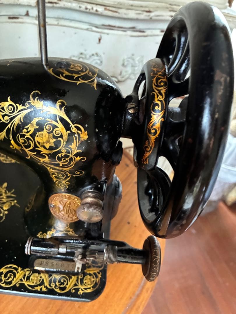 フランス　アンティーク　シンガー　Singer ミシン　1800年代　美品　レア