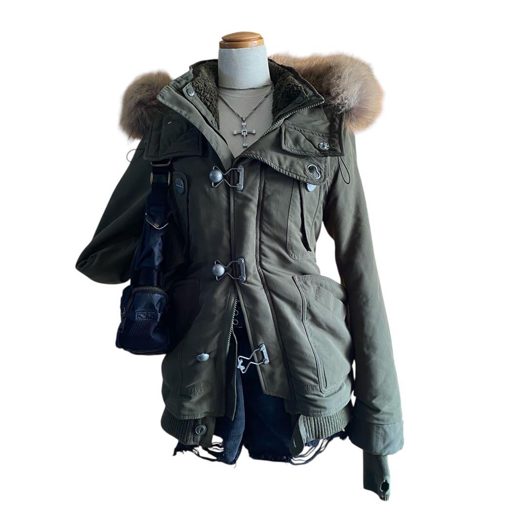 SLY ファー モッズコート 平成 y2k フェアリーグランジ ダークコア