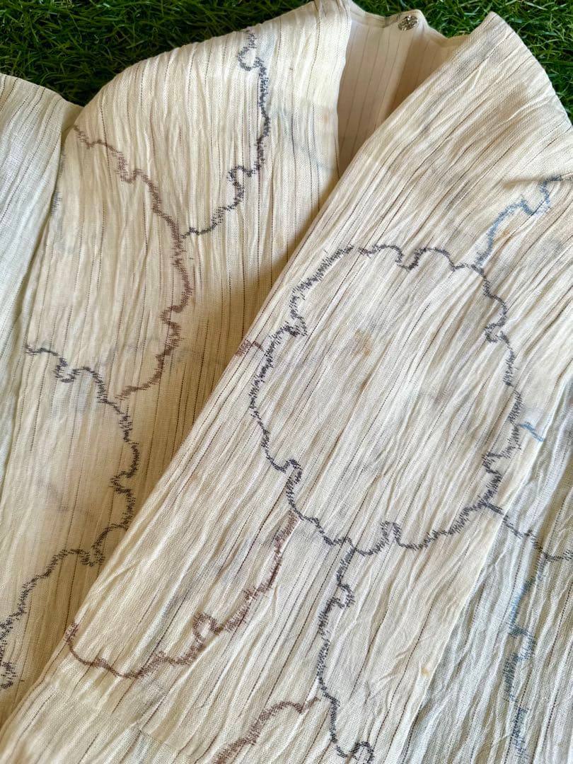 小千谷縮　着物　浴衣