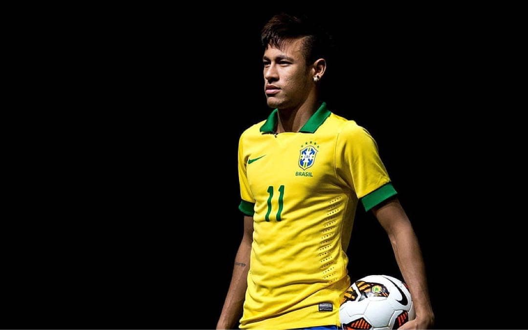 ネイマール　実使用ユニフォーム　ブラジル代表　11番　バルセロナ　証明書付き