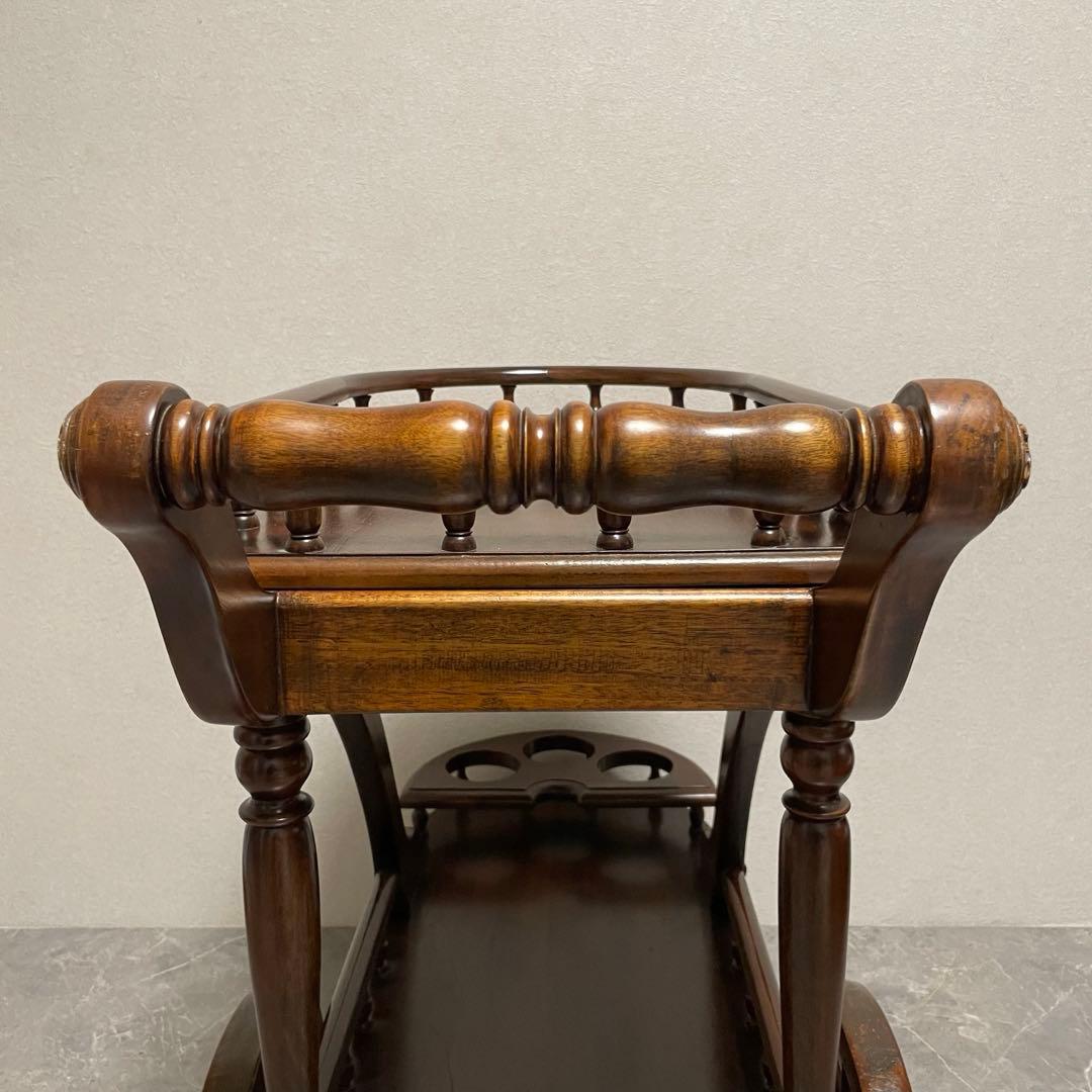 希少　アンティーク トロリーワゴン ワインラックワゴン　キッチンワゴン