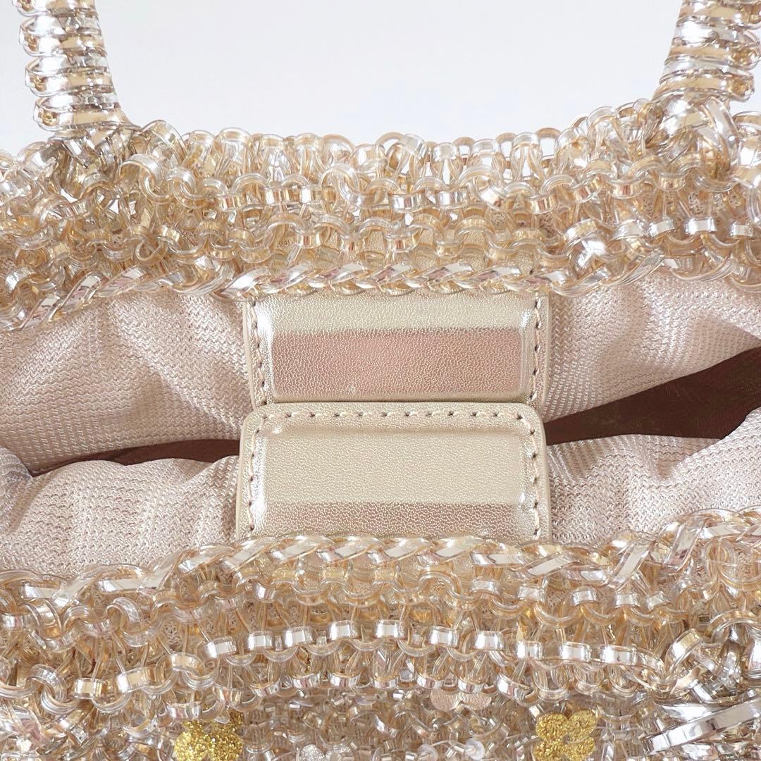 現行品　未使用　アンテプリマ　フィオリトゥーラ　バスケット　シルバーゴールド