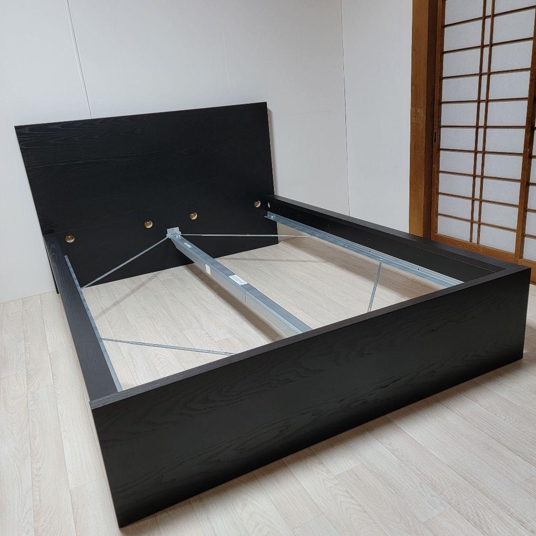 定価:56,990円 ikea malm 収納4個付 ダブルベッド