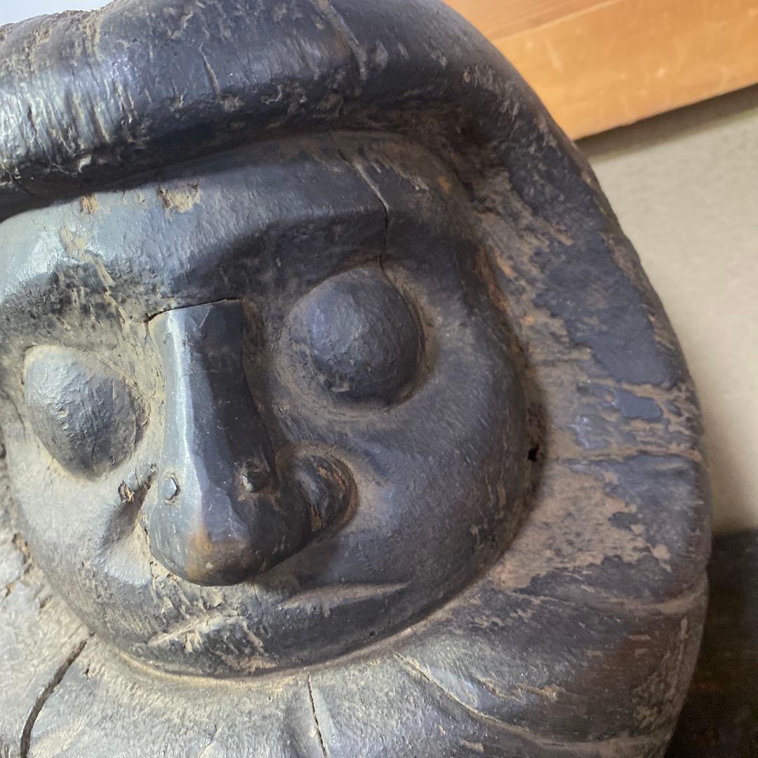 木彫　達磨の型