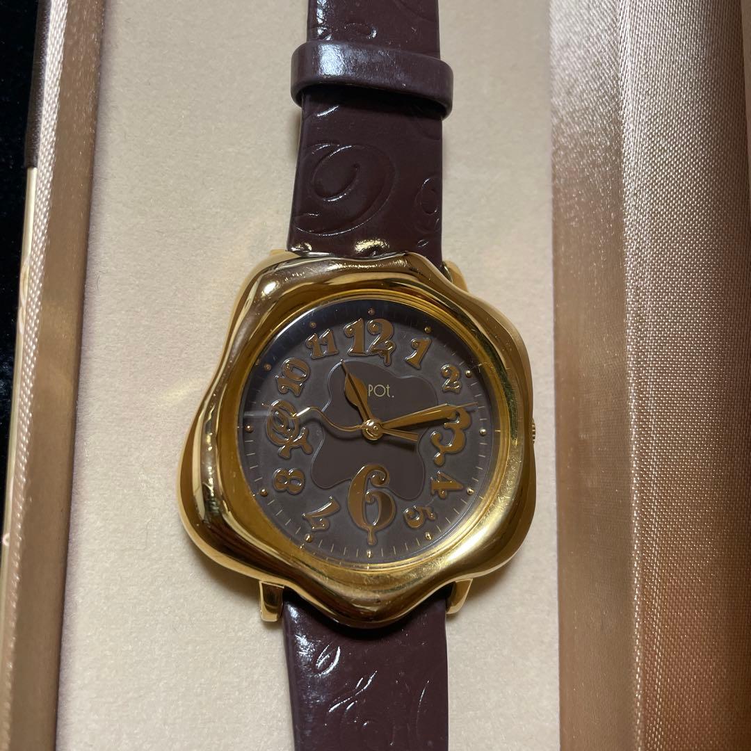 【10月下旬 電池・パッキン交換済み】 Q-pot トケトケイ ビター 腕時計
