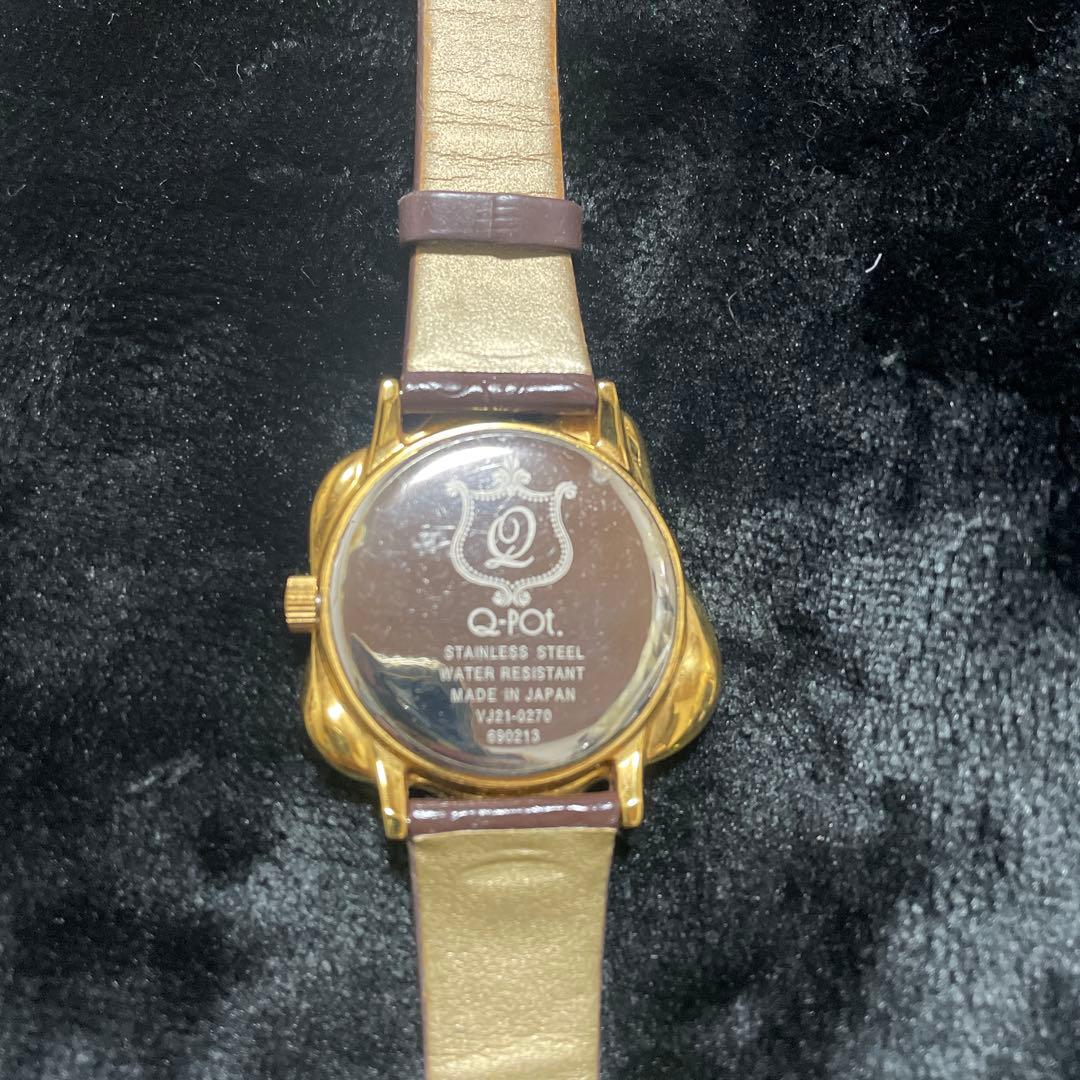 【10月下旬 電池・パッキン交換済み】 Q-pot トケトケイ ビター 腕時計