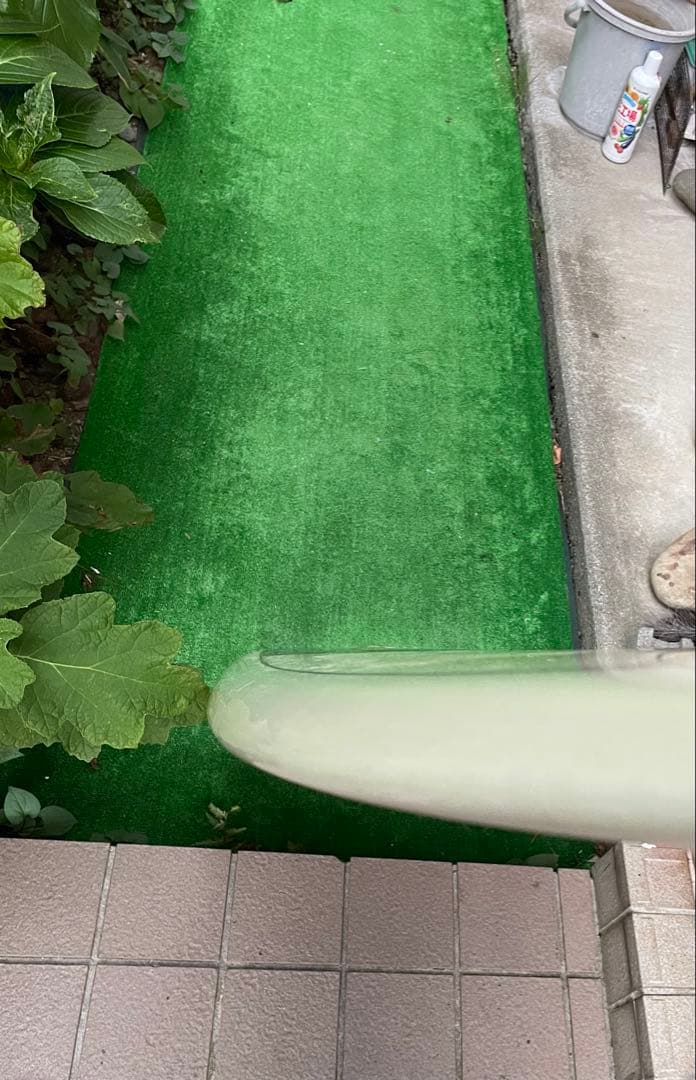 レトロツインフィッシュ5.10厚さ浮力あり