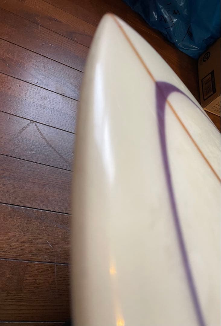 レトロツインフィッシュ5.10厚さ浮力あり